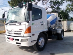 ขายรถ 6 ล้อโม่ปูน 2คิวครึ่ง HINO รุ่น MEGA เครื่องยนต์ 212 แรงม้า
