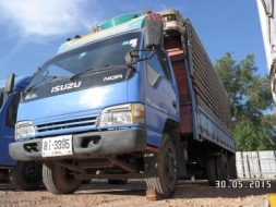 ขาย6ล้อคอกสูงยาว 5.5เมตร  ISUZU NQR 120 แรงม้า