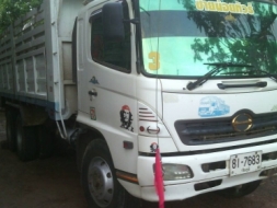 รถบรรทุก 2 เพลาดั้มพ์ แม่-ลูก ยี่ห้อ HINO รุ่น MAGA 260 ปี 46 รถซื้อป้ายแดงใช้มือเดียว สภาพสวย เครื่