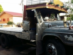 ขาย10ล้อหน้ายาว เพลาเดียว พื้นเรียบ 6BD1 ปั้มลม เพาเวอร์