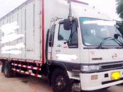 HINO FF 195 HP HO7D รถบรรทุกหกล้อตู้แห้ง 10 บาน ความยาว 7.20 เมตรสภาพดีสวยพร้อมบรรทุกพร้อมใช้งานได้เ
