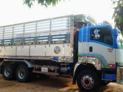 ขายดาวน์ ISUZU 360 พ่วงแม่ลูก กระบะเนียมดั๊ม คอกเกษตร รถปี 55