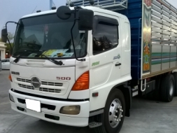 ขาย HINO MEGA 500 10ล้อ กระบะบบรรทุกสภาพเดิมสวยพร้อมใช้งาน