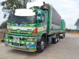 ขายรถพ่วง 22 ล้อ แม่-ลูก กระบะเนียมคอกเกษตรดั้ม HINO 344 ปี.54 รถสวย วิ้งน้อย ราคา2650000 สนใจโทร
