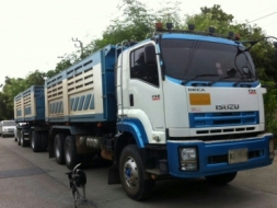 ขายรถพ่วง 360 แม่-ลูก กระบะเหล็ก อู่.สามมิตรล๊อนเฉียง ISUZU 360 ปี.54 รถสวย ราคา.2800000 ต่อรอง