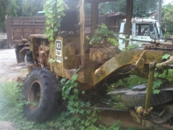 รถเกรด ถนน CAT 12 F รถยังใช้งานได้ เอาล้อใส่ แบตใส่ เครื่องติดได้เลย แค่จอดไว้ไม่มีงาน