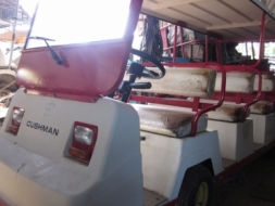 ขาย-รถกอล์ฟ CUSHMAN 9ที่นั่ง มีกระบะบรรทุกสัมภาระ รถมือสองญี่ปุ่น