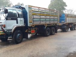 ขายรถพ่วง 24 ล้อ แม่-ลูก กระบะเนียม ISUZU ล๊อค.195 วางเครื่อง 320 เกียร์อีตั้น ช่วงล้าง อีซุ 240 ราค