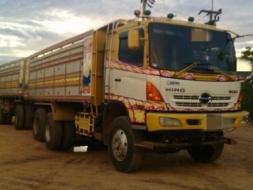 ขายสิบล้อดั้มพ่วงแม่ลูก3เพลาซีรี่ย์500/344แรงรถบ้านมือเดียวปี55