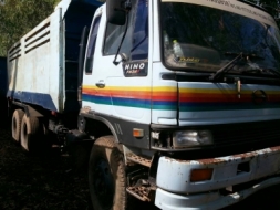 สิบล้อพ่วง HiNO FM3M 240 รถห้างปี39 แม่ลูกดั้ม 2เพา สภาพดีใช้งานประจำ รถใช้งานได้เลย ทะเบียนพร้อมโอน