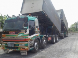 ขาย ISUZU GIGA 360 พ่วงแม่ลูก กระบะเนียมคอกเกษตรดั๊ม อู่ ซุ่นชัย รถจดทะเบียนปี 54