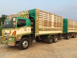 HINO 2 P ( NGV โรงงาน )ดัมพ์ + ลูกดัมพ์ SHK