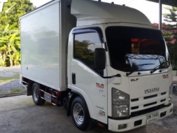 รถห้างมือเดียว (ELF NLR 130 ตู้บรรทุก)ปี2012 เดิมทั้งคันใช้น้อยสวยๆๆ