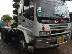 10ล้อหัวลาก isuzu deca 270แรง 6sd1 ติด cng รถพร้อมใช้งาน