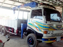 .ขายรถบรรทุกหกล้อฮีโน่FC114เครื่อง 117 แรงม้า WO4D แน่นดี ติดเครนทอดาโน 3 ตัน 3 ปลอก 2 ชัก สวยๆๆๆๆ