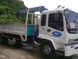 ขาย ISUZU FTR33P2 200 แรง EURO 2 ปี " 47 กระบะบรรทุก เครนTADANO superZFX300 สภาพสวยพร้อมใช้งา