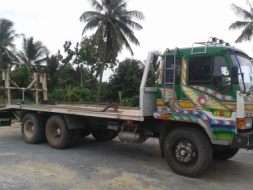 ขายมิตรซูเทเล่อเพลาเดียวFN516ma เครื่อง6D15-175 แรง กระบะหางไฮดรอลิคขึ้นรถเกี่ยวพร้อมใช้