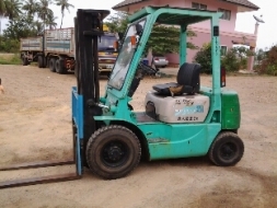 ขายรถยกฟอร์คลิฟ MITSUBISHI FG 20 รุ่น F 17 นำเข้าจากเก่าญี่ปุ่น ติดต่อยุด 081-987-0866