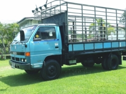 รถห้างแท้เดิมถูกๆISUZU NPR59LU-4BD1 115Hp ยาว4.3ม 6น็อตหน้าหลังอุปกรณืภายในครบแอร์เกจต่างๆใช่ได้หมดพ
