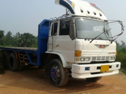 รถบรรทุก 10 ล้อพื้นเรียบ ยี่ห้อ HINO รุ่น F18