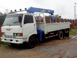 ขายรถบรรทุกหกล้อฮีโน่FC114เครื่อง WO4D -117 แรงม้าแน่นมาก ติดเครน 3 ตัน 3 ปลอก 2 ชัก ยาวประมาณ 10 เม