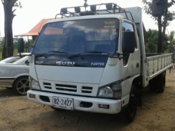 NPR130 แรงรถปี 50 รถสวยพร้อมใช้งาน เครื่องดี คัสชีงาม พร้อมคอกเหล็กต่อใหม่ ยาว 5 เมตร เอกสารเล่มทะเ