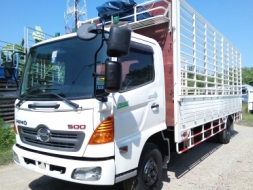 6 ล้อกลาง *Euro.3* HINO *ซีรีย์500* FC9J 175 แรงม้า *คอมมอนเรว* *ยาว 6.50 ม.* รถสวยเดิม+สวยจริ