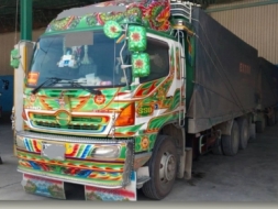 ขายHINO MEGA 320 พ่วงแม่ลูก กระบะเนียมคอกเกษตรดั๊ม อู่ ส สมบัติ รถปี 49