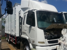 Mitsubishi Fuso 270 แรง 10ล้อ / ปี55 / ตู้แห้ง10บาน ติดแก๊สรวมน้ำมันดีเซล