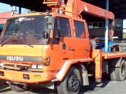 ขายรถบรรทุกหกล้ออีซูซูร็อคกี้ FTR11HY - 4 ประตู เครื่อง 165 เเน่นมากๆๆติดเครนญี่ปุ่น 8 ตัน 3 ปลอก 2