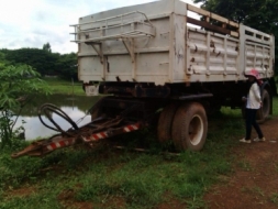 ขายด่วน หางพ่วงดั้มพ์ของพนัส พร้อมใช้งาน เอกสารพร้อม ทำสีใหม่ก็สวยแล้ว