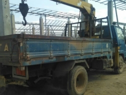 หกล้อ โตโยต้า BU87-115แรง เครน UNIC 2.9ตัน สภาพดีเดิมๆพร้อมใช้ ทะเบียนพร้อมโอน