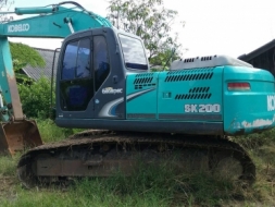 KOBELCO 1,850,000 บาท SK200 Mark 8 YN-12 ทำงาน 8,300 ชั่วโมง เอกสารเล่มทะเบียน