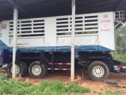 หางพ่วง 3 เพลา ดั้ม สามมิตร (หางห้างแท้) พร้อมใช้งาน เล่มติดมือ..