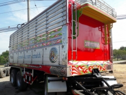 ขายลูกพ่วง3เพลา ดั้มได้ กระบะปรีเนียมชุดใหญ่ อู่เบิ้ม ยาว6.50ม.