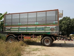 ขายหางพ่วง2เพลา กระบะปรีเนียม อู่ซุ่นชัย ยาว6.50ม.