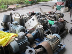 ขายมอเตอร์พร้อมชุดปั้มเคมี สแตนเลส